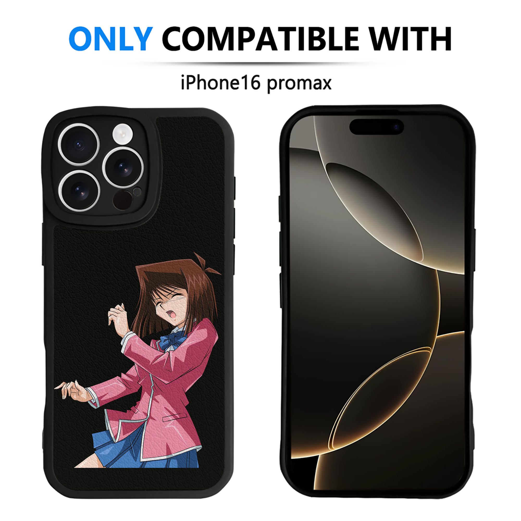 （画像用） 遊☆戯☆王 Yu-Gi-Oh! 【iPhone 16シリーズ対応】シリコンスマホケース（レザー調） 材質：シリコン